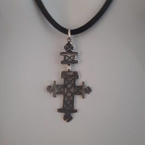 Cross Pendant Spanish Style Silver 925